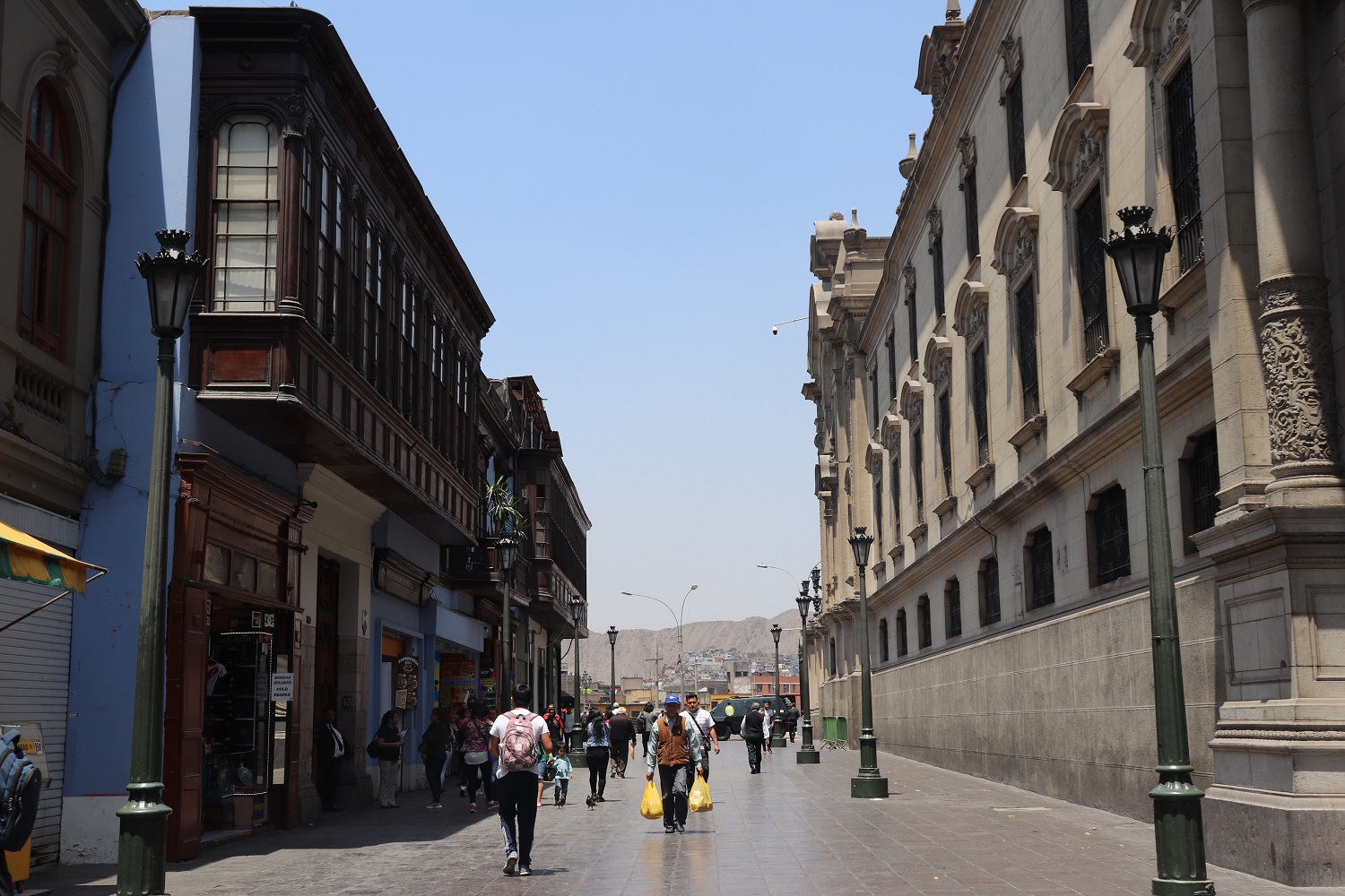 The streets of Lima