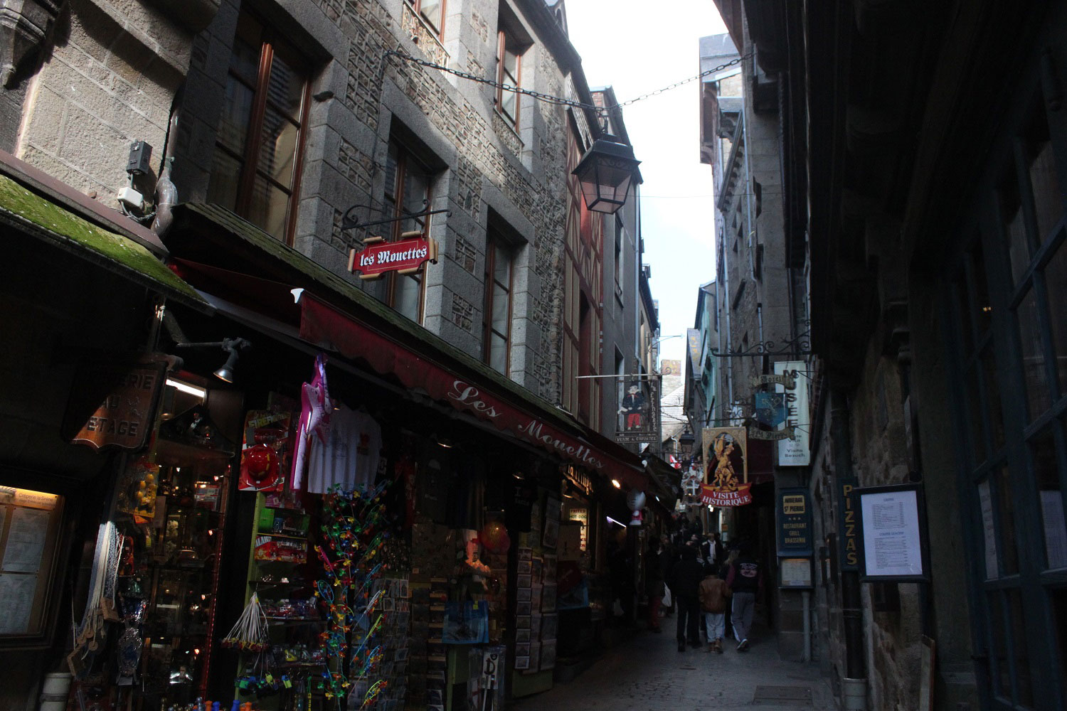 The streets of Mont St-Michel