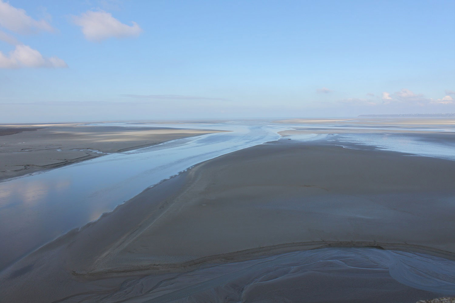 The beaches at Mont St-Michel