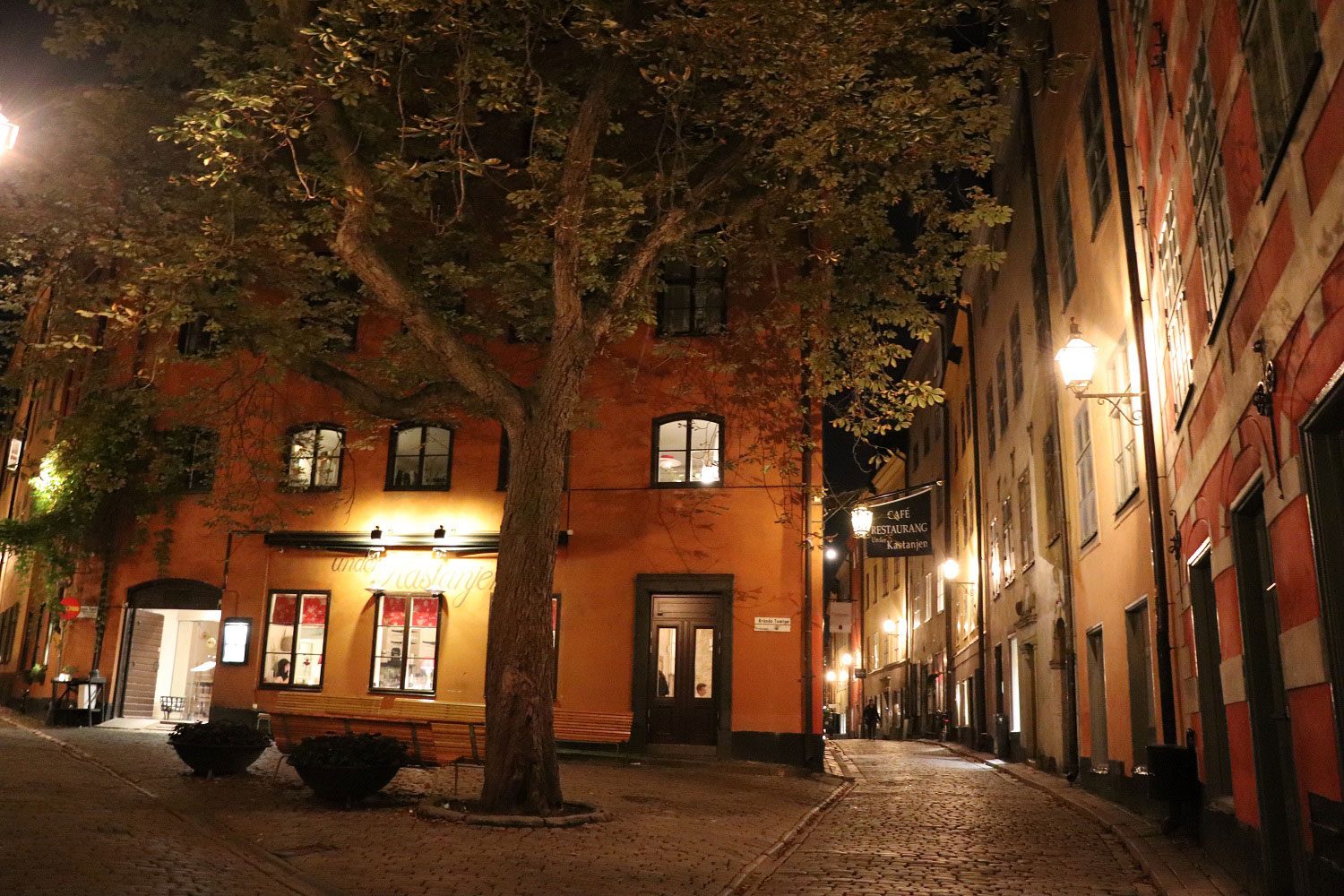 Stockholm at night