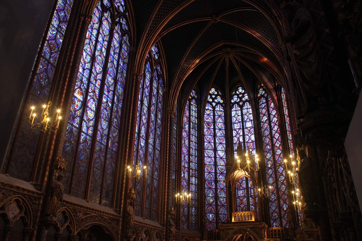 The Interior of Sainte-Chapelle