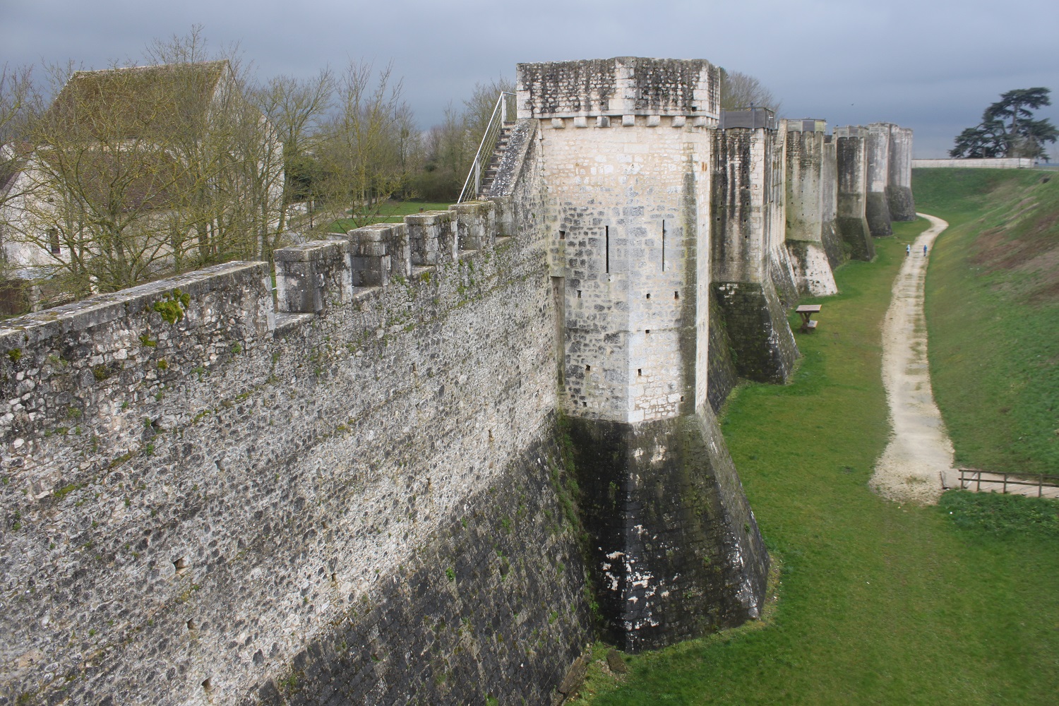 The medieval walls of Provins