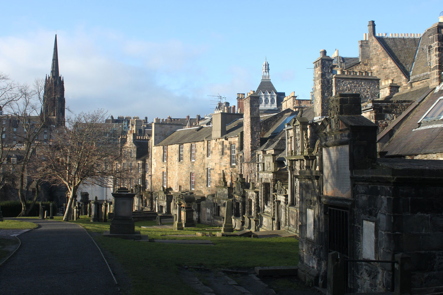 Cemetery in Edinburgh