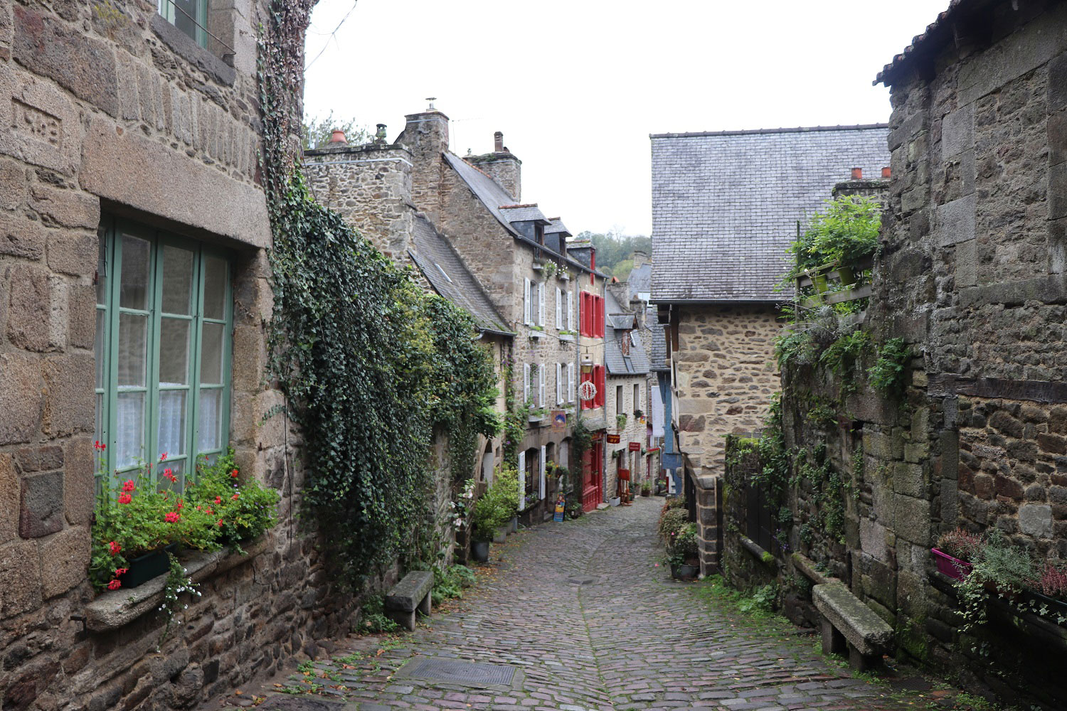 The streets of Dinan