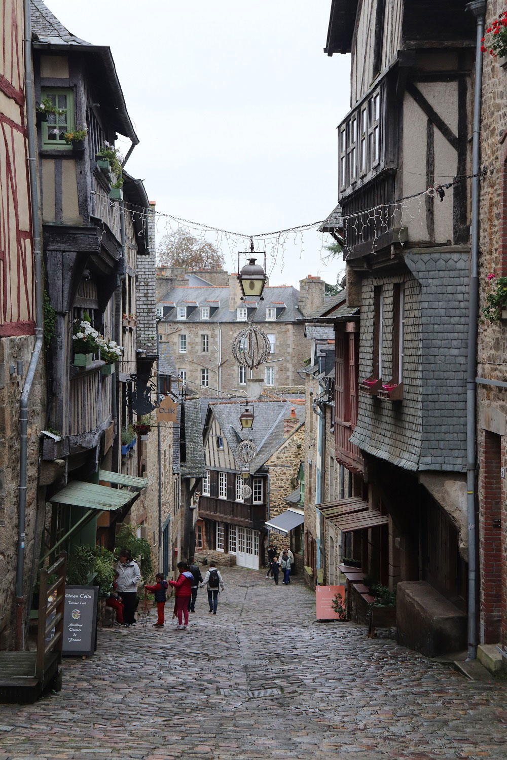 The streets of Dinan