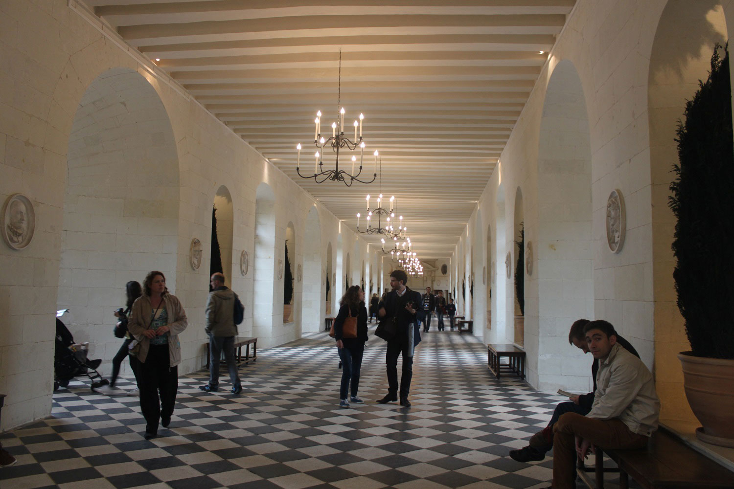 Inside Chateau de Chenonceau, Loire Valley