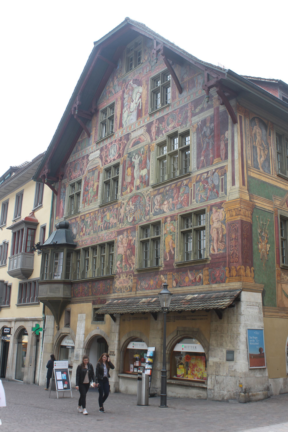 Haus zum Ritter, Schaffhausen, Swiss Rhine, Switzerland