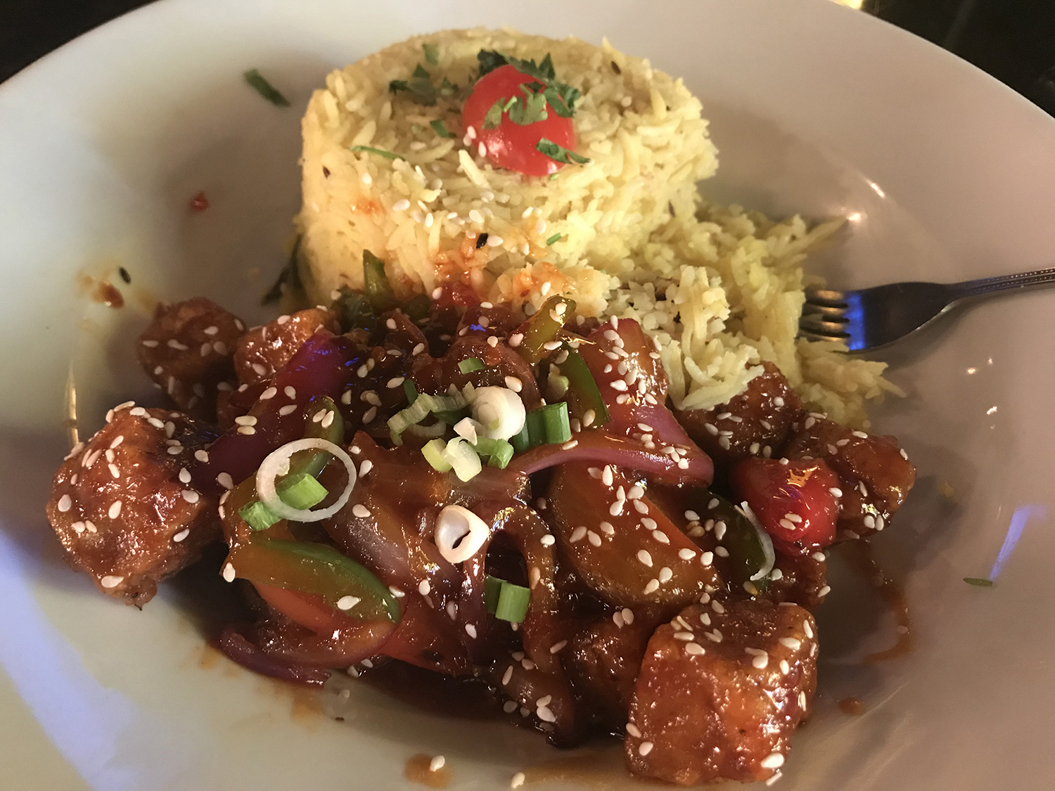 General Tso Tofu by Sweet 27 - Vegan Restaurants in Baltimore