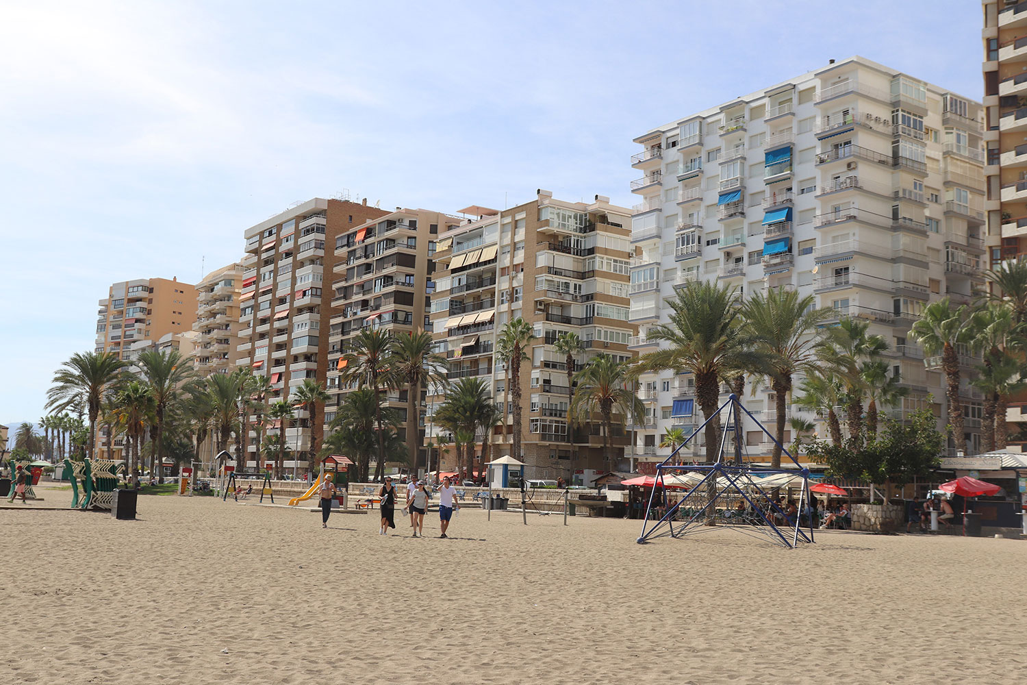 Playa de Malagueta in Malaga