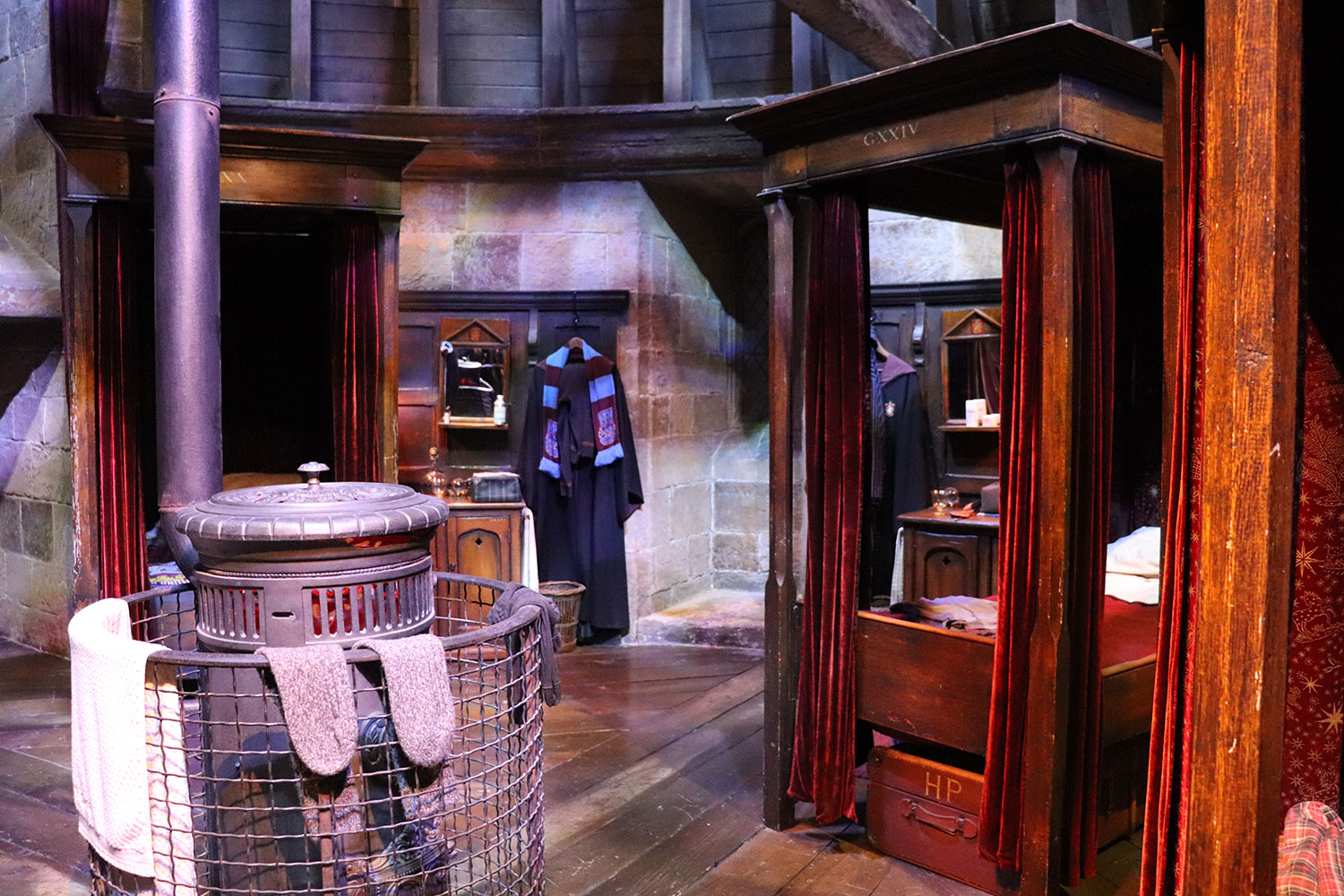 Gryffindor Boys' Dormitory, Harry Potter Studio Tour