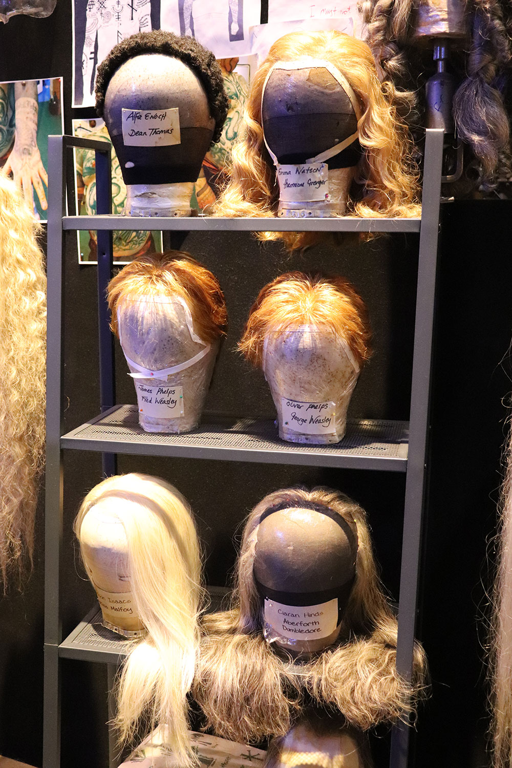 Cast Wigs, Harry Potter Studio Tour