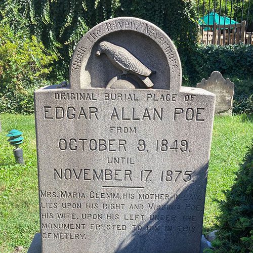 In the Shadow of Edgar Allan Poe: Sites in Boston, Baltimore, and Beyond